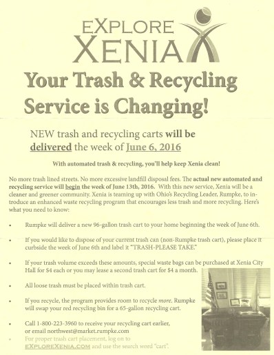 Xenia trash poster